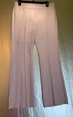 Lane Bryant Allie 12 Long Blush Pink Flare Stretch Dress Pants NWT